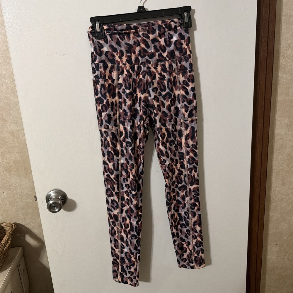 Bally Total Fitness Animal Print Size S Pockets On Sides
